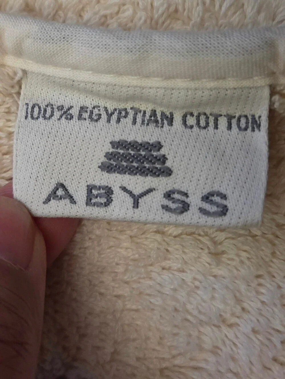 NEW Abyss & Habidecor Super Pile 40 X 72 Inch Bath Sheet In Ivory